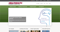 Desktop Screenshot of healthsouthutah.com